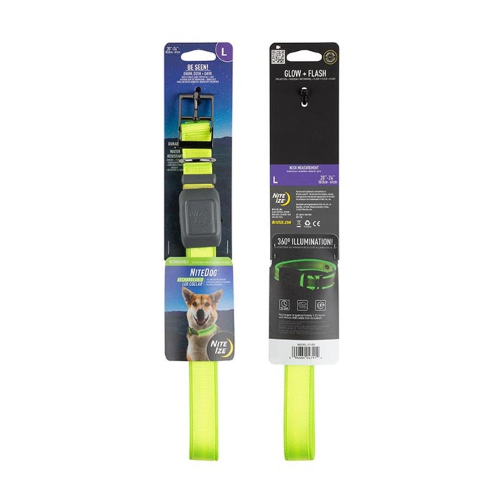 LED LIGHT UP COLLAR - L